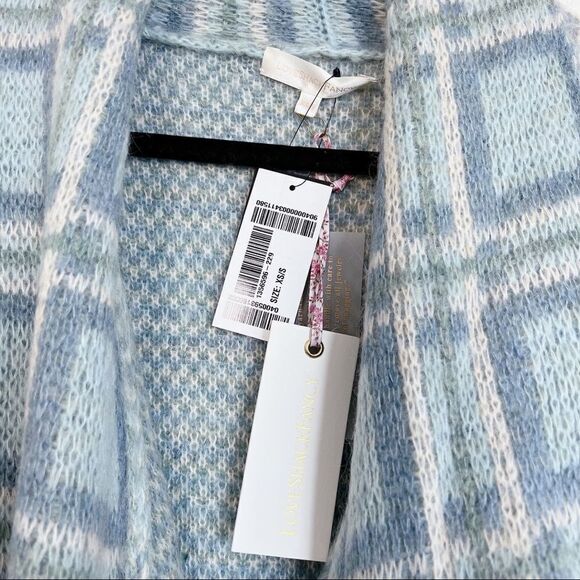LOVESHACKFANCY Avie Duster in Sky Blue Plaid - Picture 11 of 12